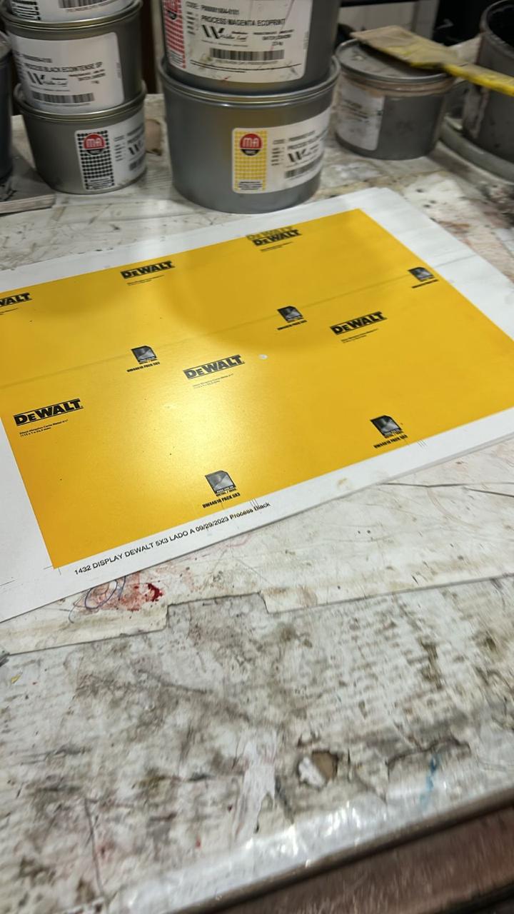 Proceso de impresión y tintas